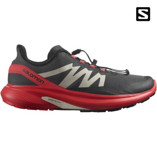 Sapatilhas Trail Running Salomon Hypulse Masculino Pretas Vermelhas | PT C09578